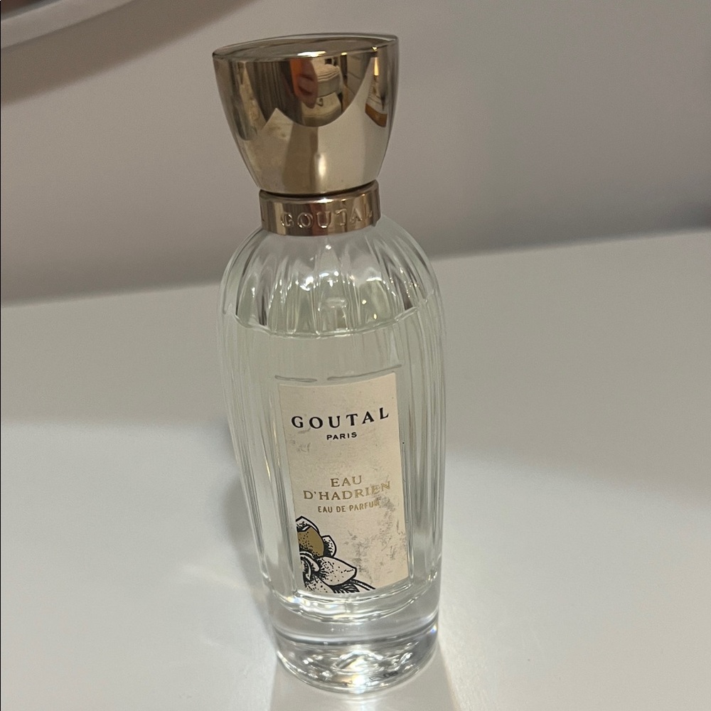 Goutal Eau d'Hadrien with Metallic Gold Cap